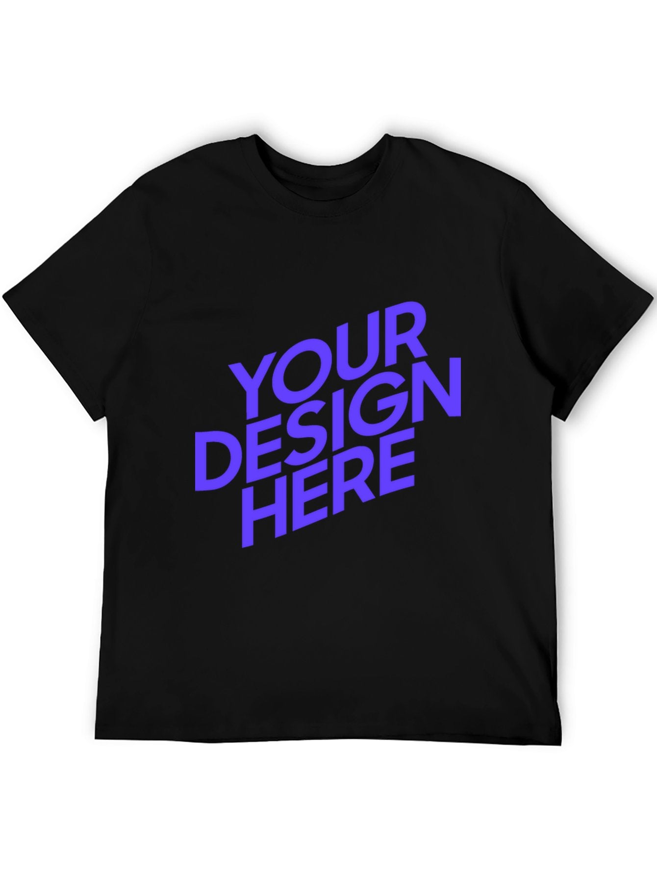 Personalized Custom Double-sided Print Womens / Ladies Cotton short-sleeved T-shirt with Text & Graphic Design