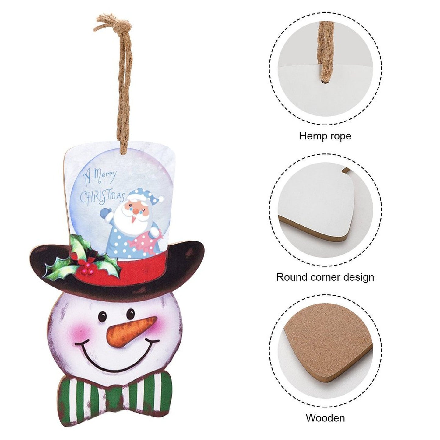 Welcome Guests with a Custom Wooden Snowman Sign | Personalized Decor