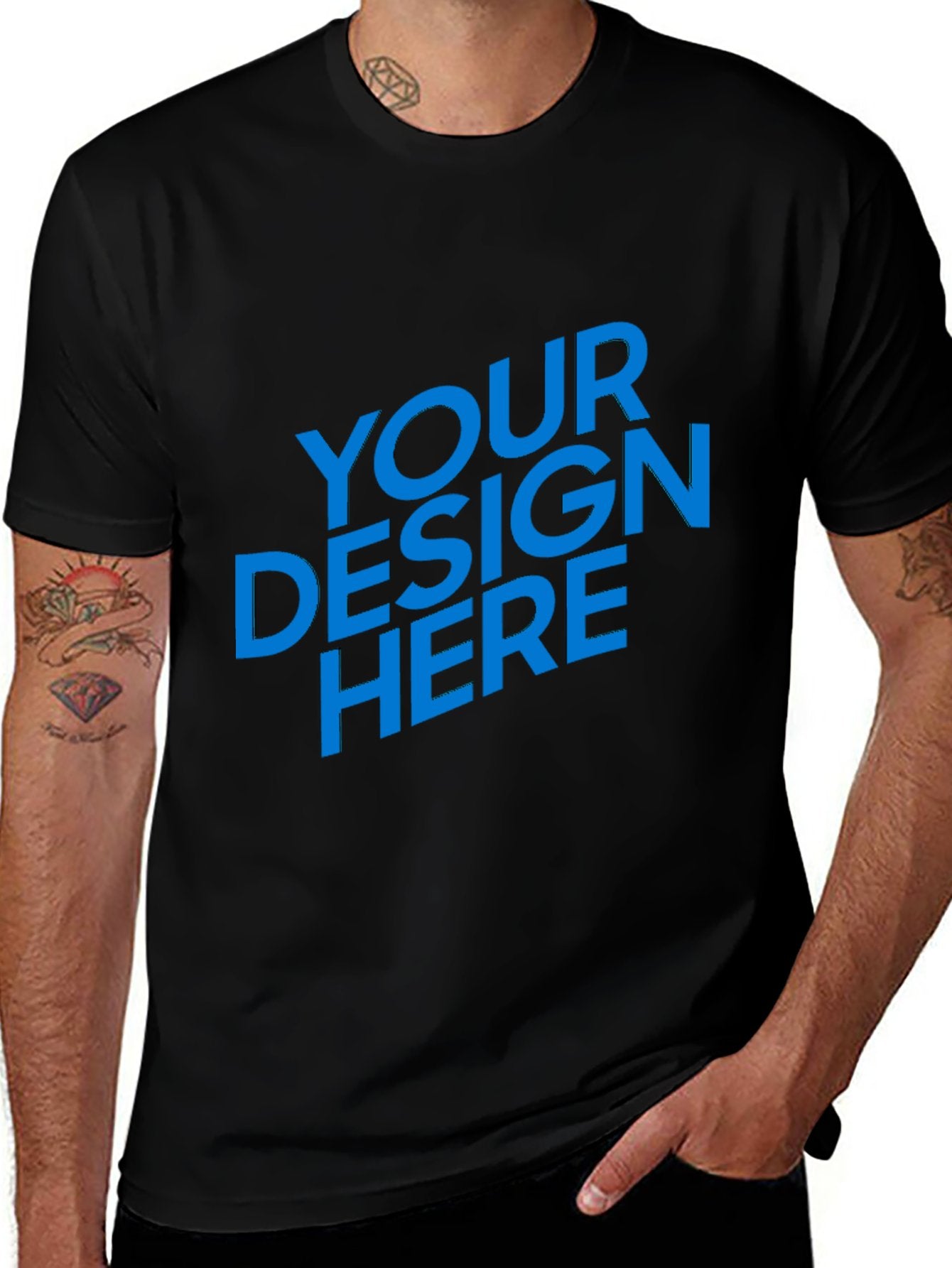 Personalized Custom Womens / Ladies Adult T-shirt FS0803293 with Image/Text/ Logo