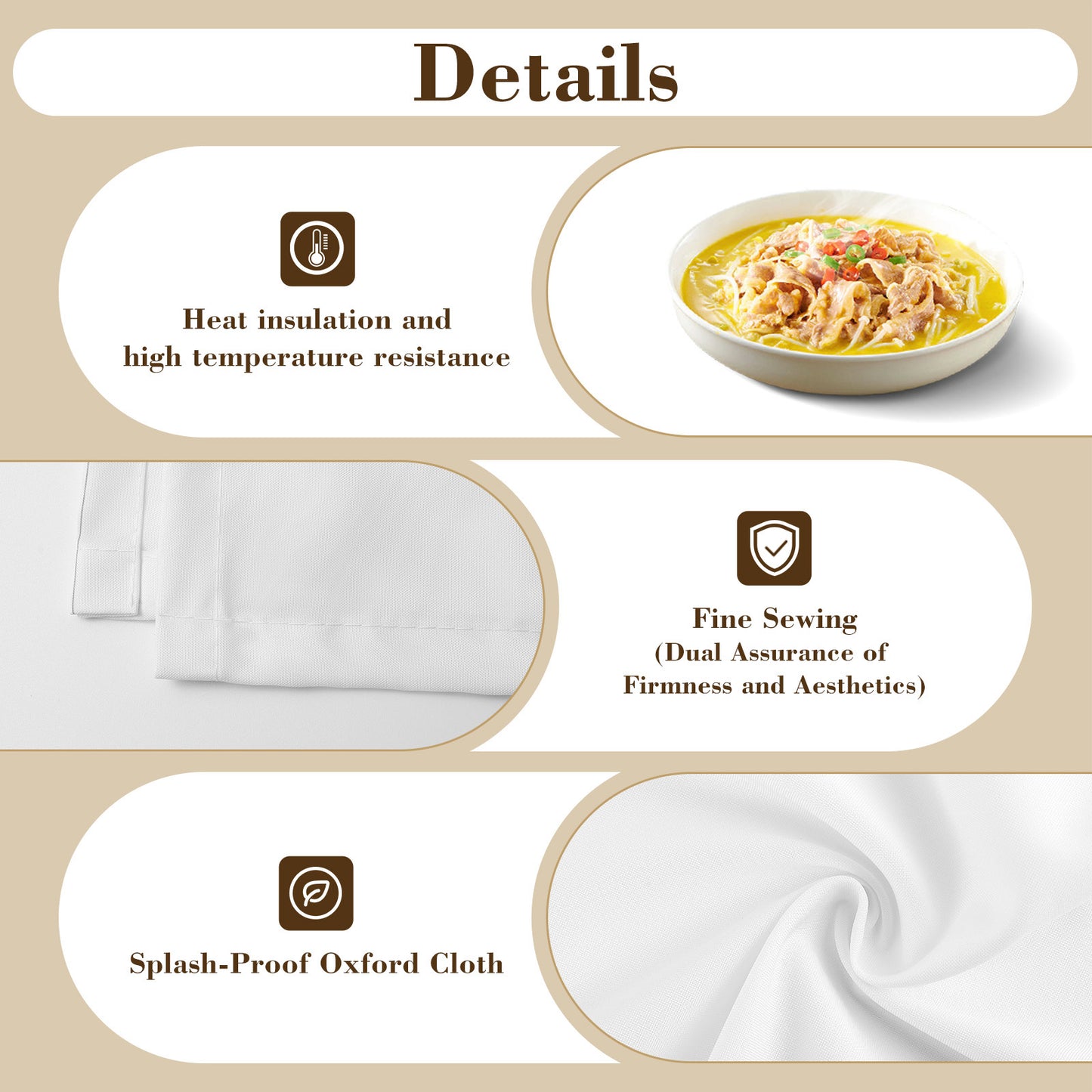 Custom Square Tablecloth | Waterproof Oxford Table Cover