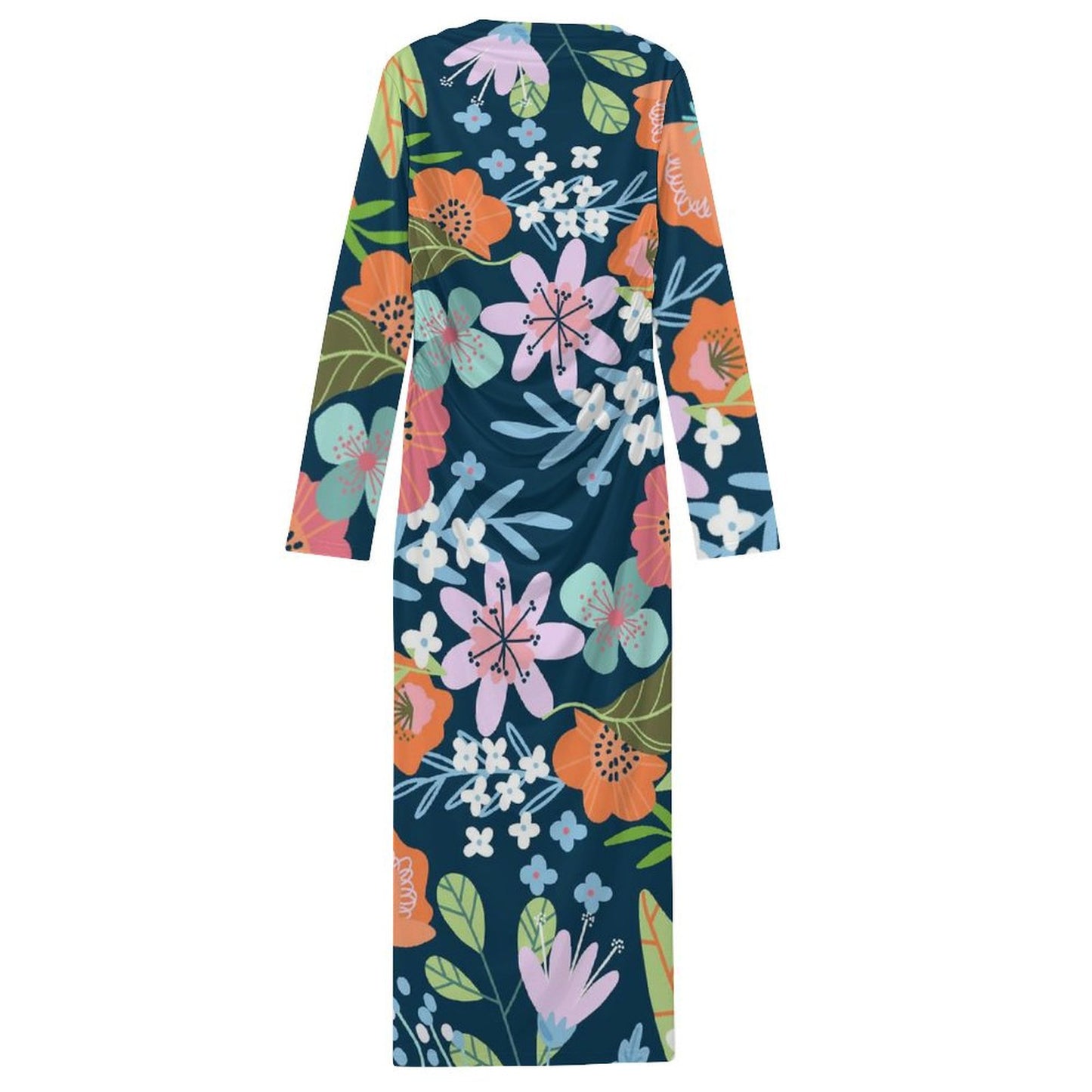 Custom Pleated Maxi Dress | Personalized Anniversary Gift for Her