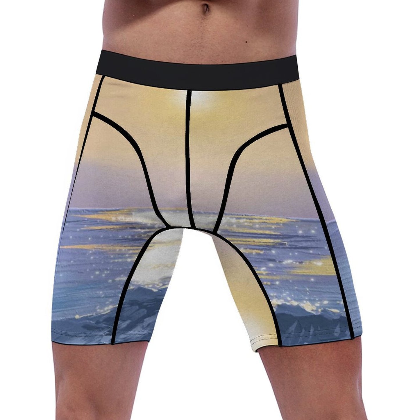 Custom Men's Sports Compression Shorts | Personalized Running Gift