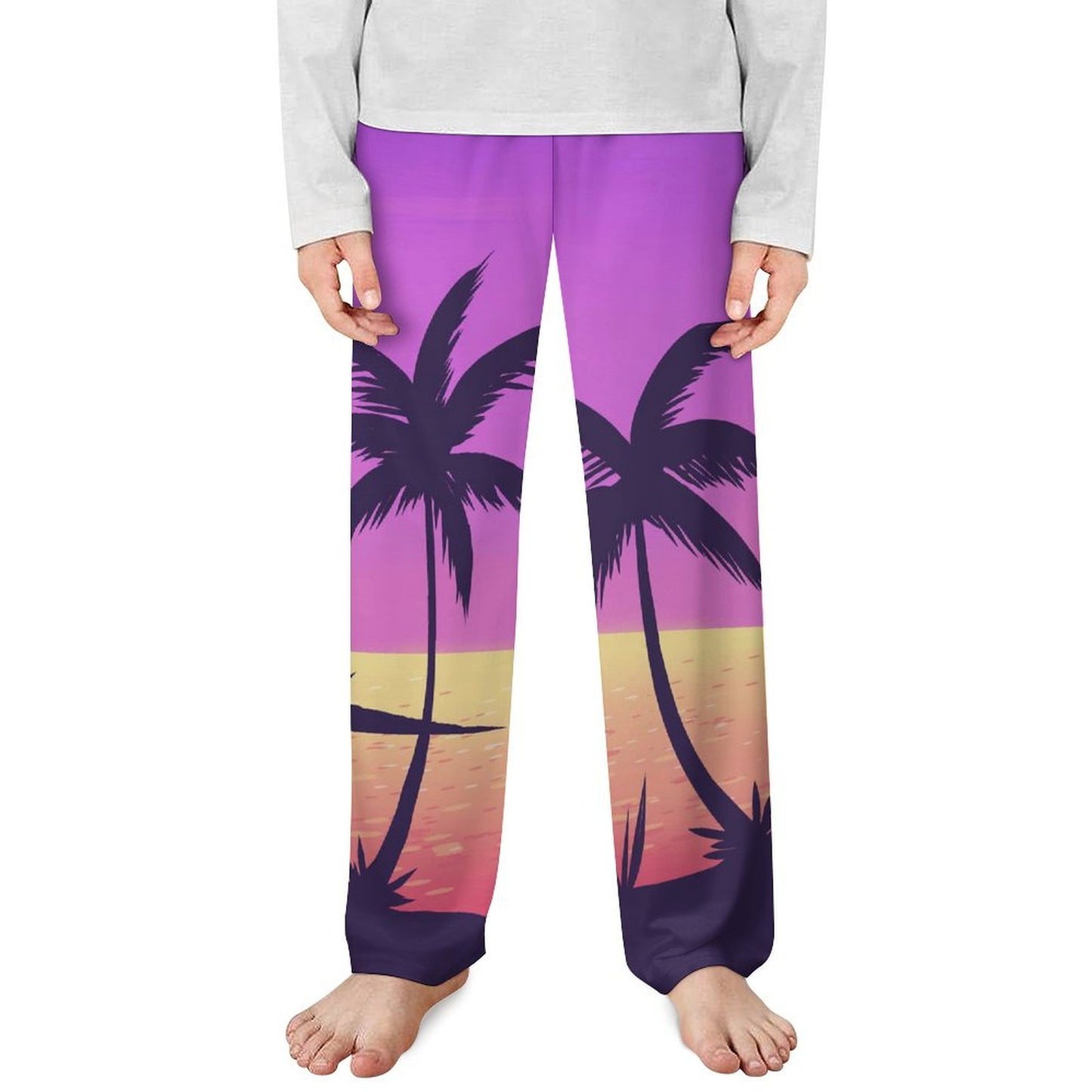 Custom Kids Cotton Pajama Pants | Personalized Children's Sleepwear