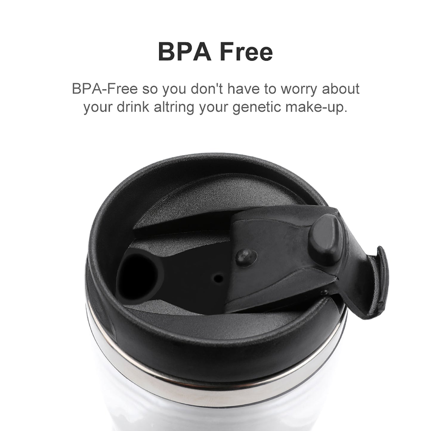 Personalized Stainless Steel Travel Mug | Detachable 13oz Hygienic Tumbler