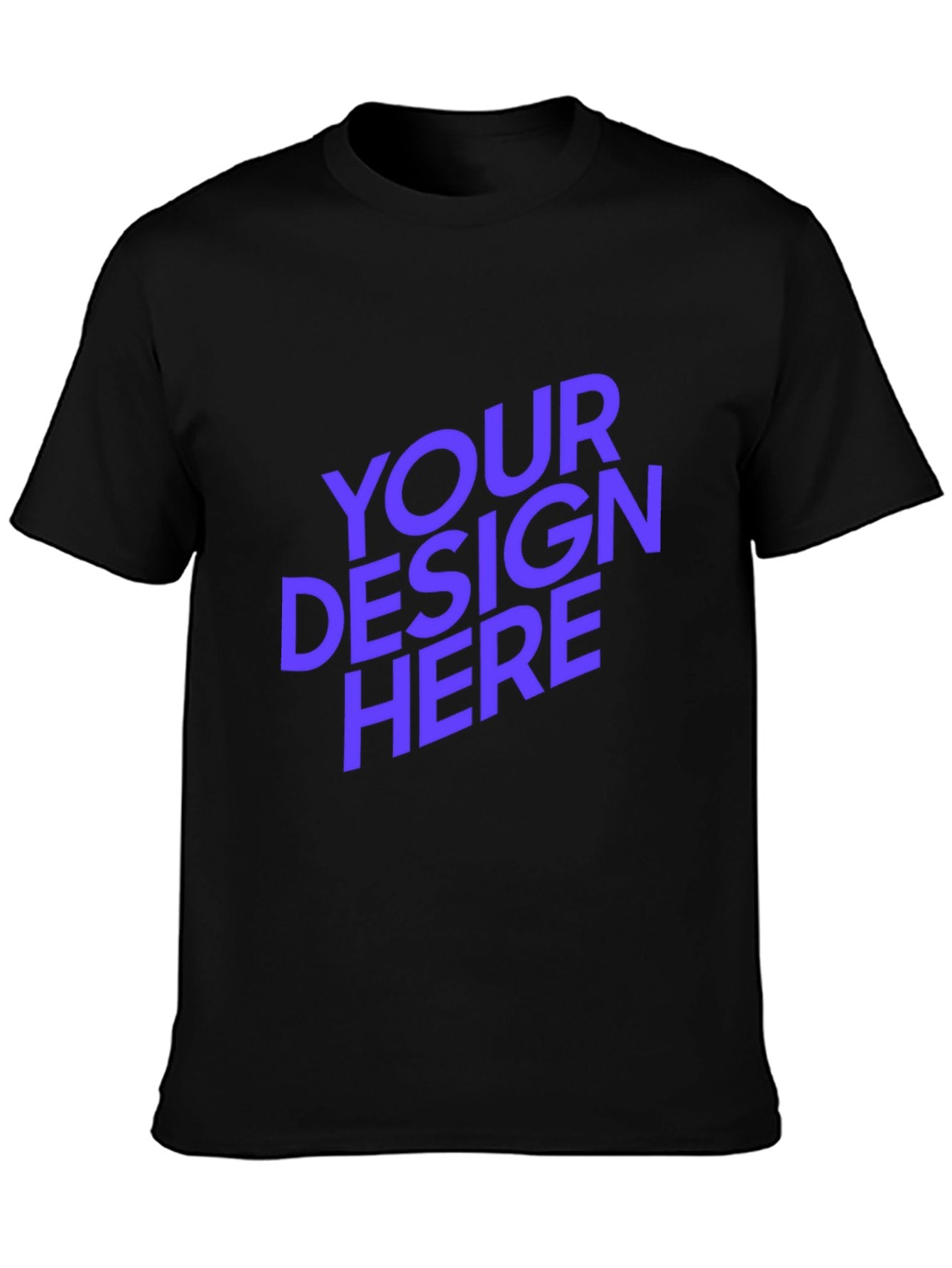 Personalized Custom Double-sided Print Womens / Ladies Cotton short-sleeved T-shirt with Text & Graphic Design
