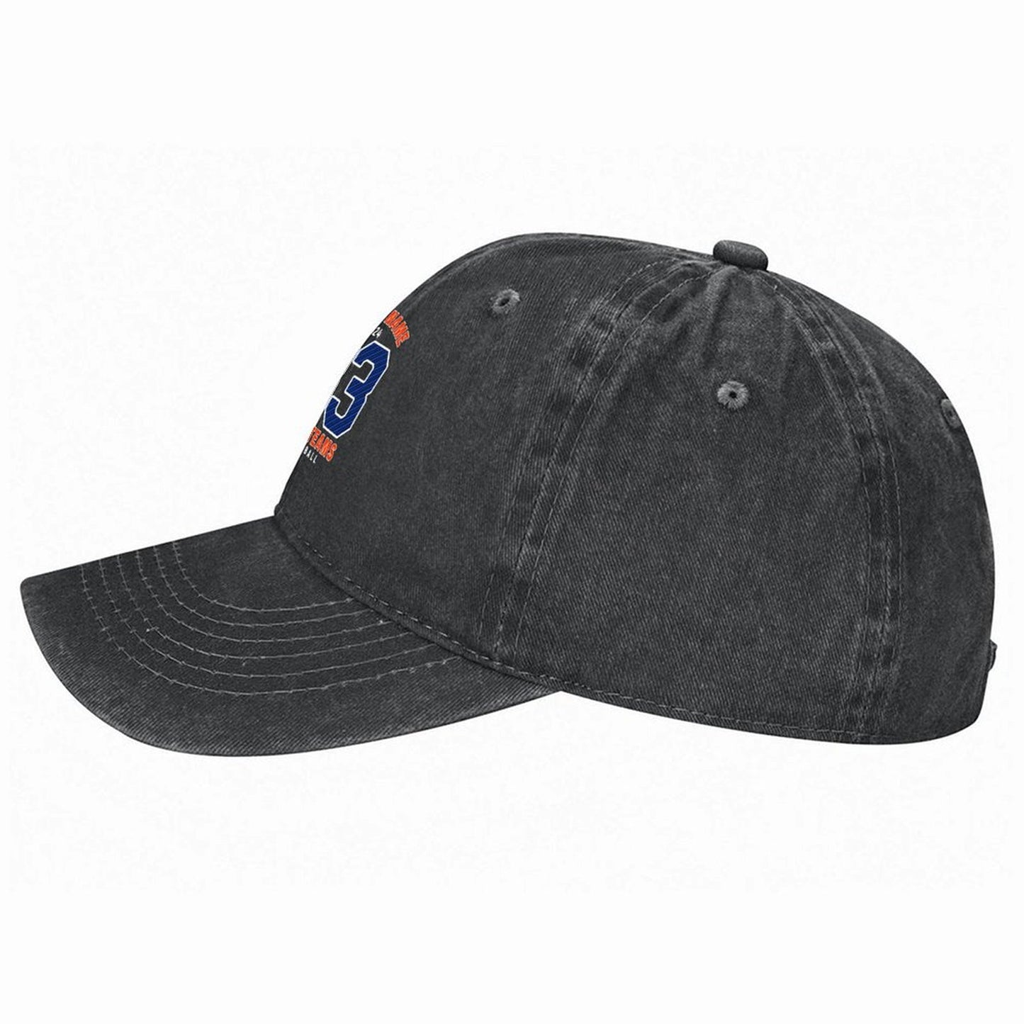Washed Cotton Denim Cap | Adjustable UV Protection Baseball Hat | Unisex Outdoor Headwear