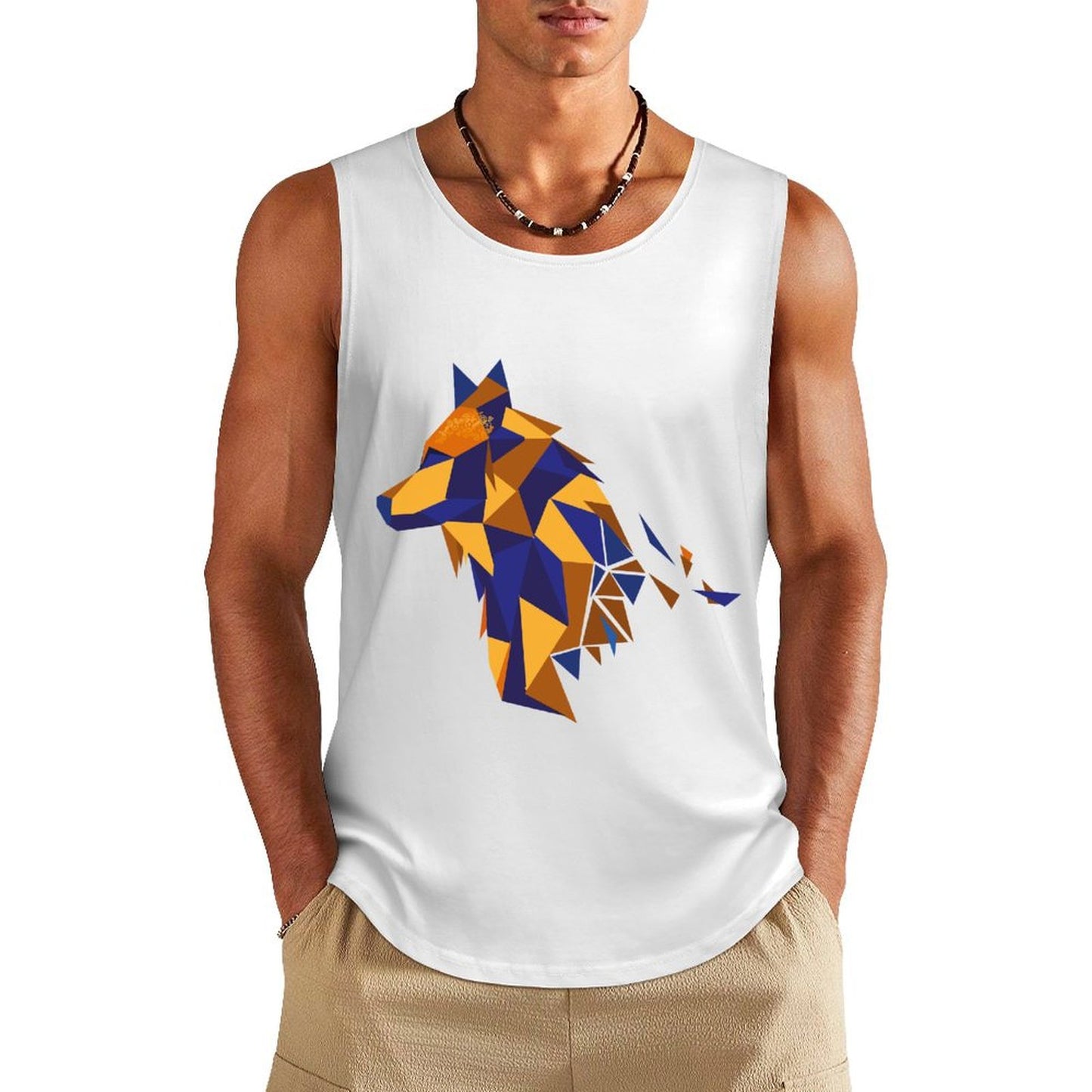 Custom Cotton Vest | Personalized Heat Press Tank Top (Multi-Color)