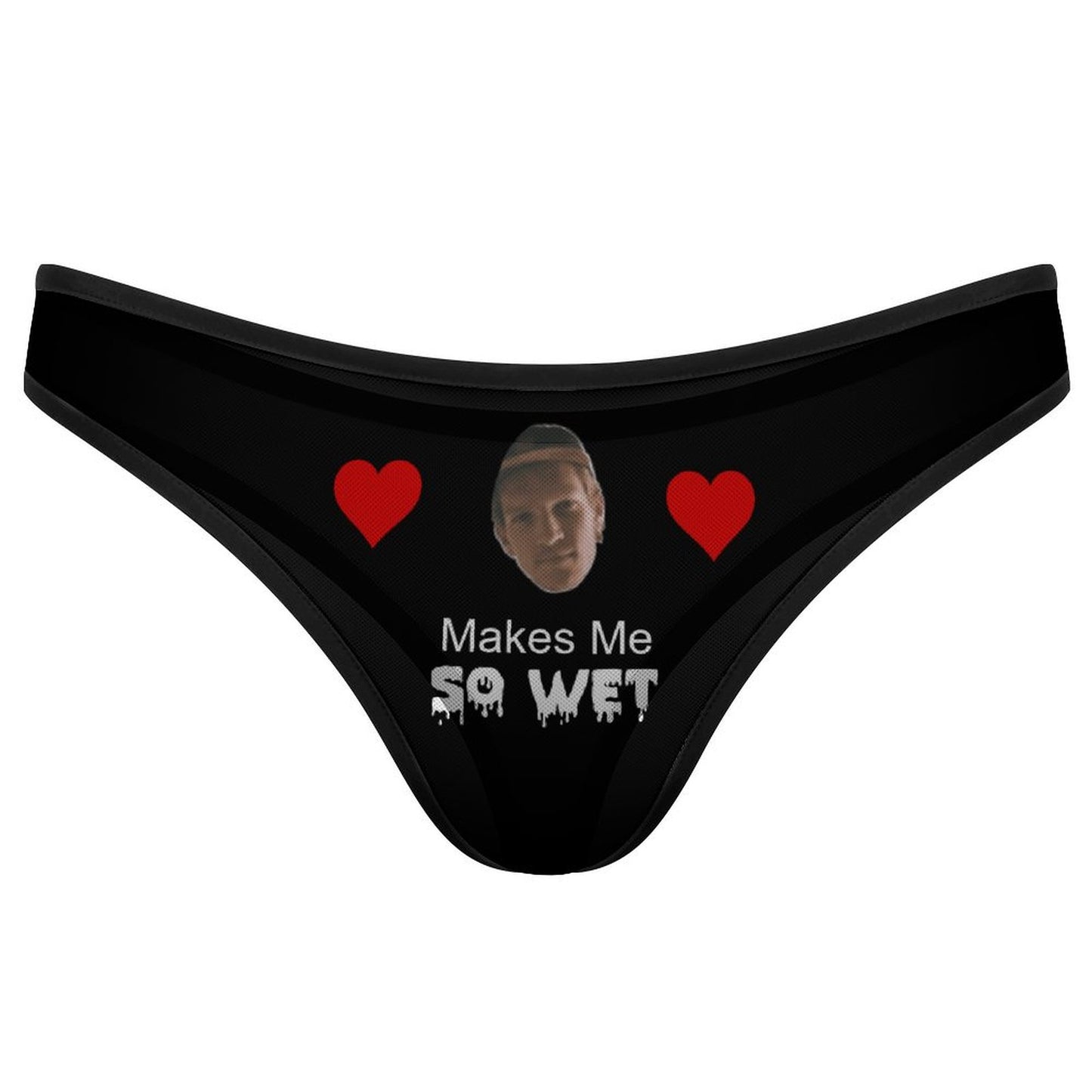 Custom Mesh Thong | Personalized Photo Lingerie for Her Gift