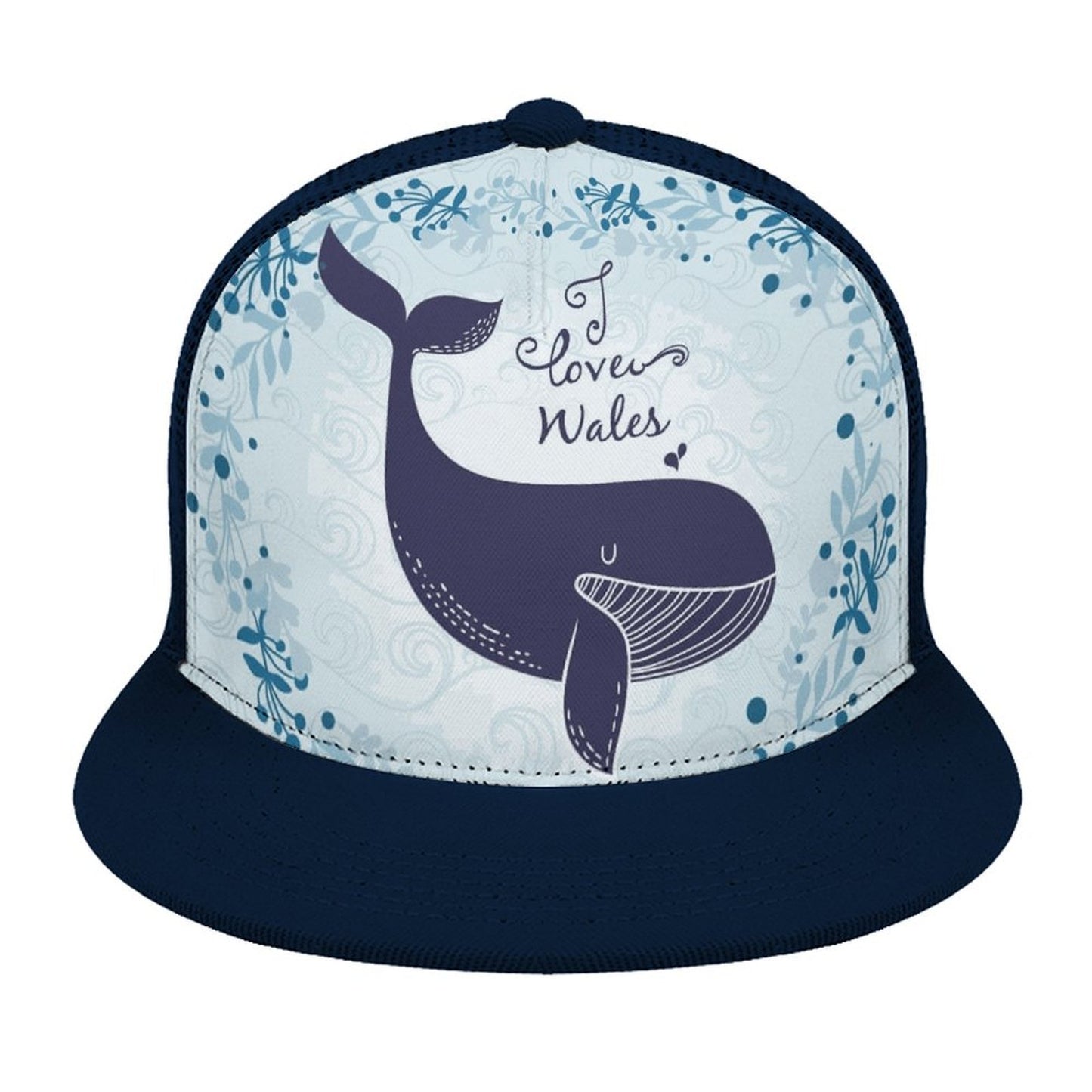 Design a Custom Flat Brim Trucker Hat | Mesh Snapback Cap