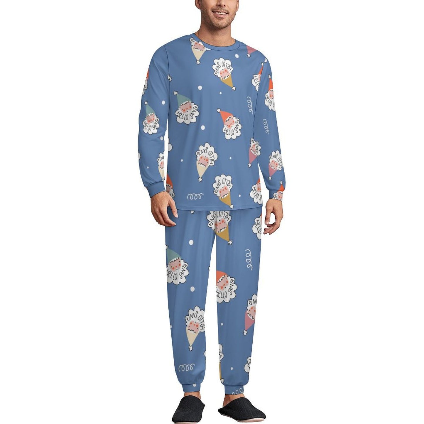 Custom Men's Pajama Set | Personalized Silky Soft Loungewear