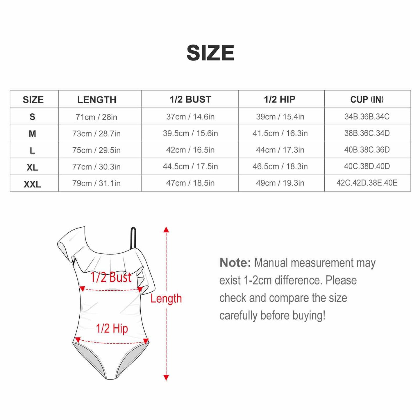 Custom One-Piece Swimsuit with Side Ties: Adjustable High Cut Leg