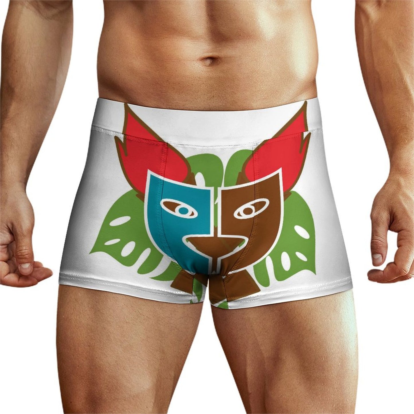 Custom Men's Boxer Briefs | Photo Underwear | Ice Silk Fabric