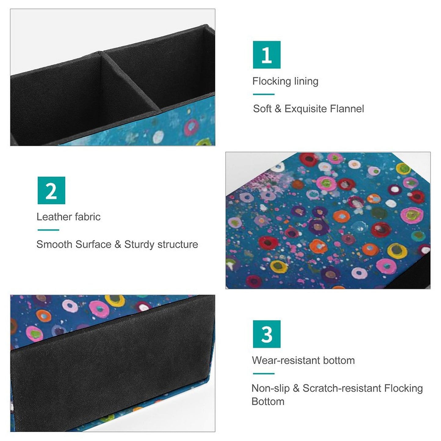 Custom Leather Pen Holder | Personalized Desk Organizer for Office