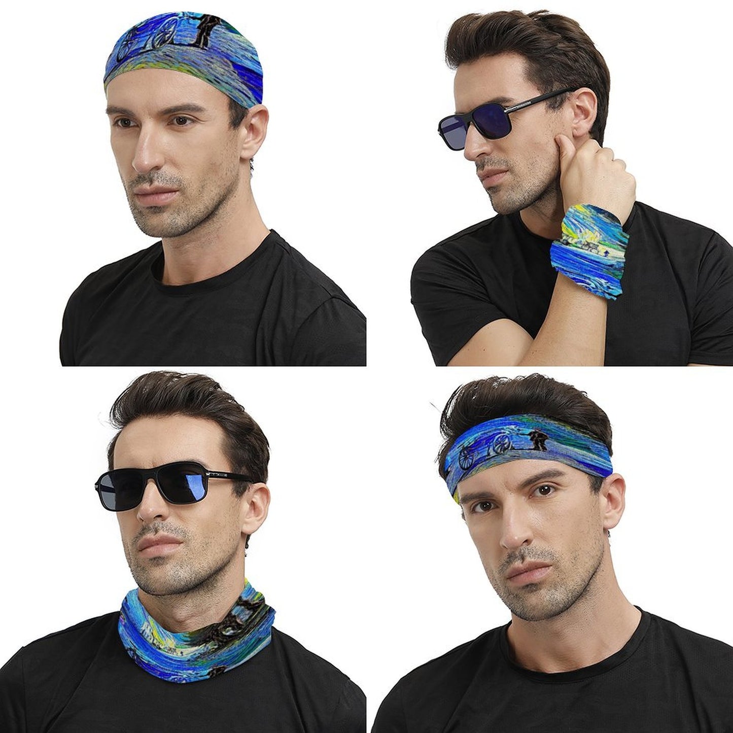Custom Neck Gaiter with Ear Loops | Personalized UV Face Shield Mask