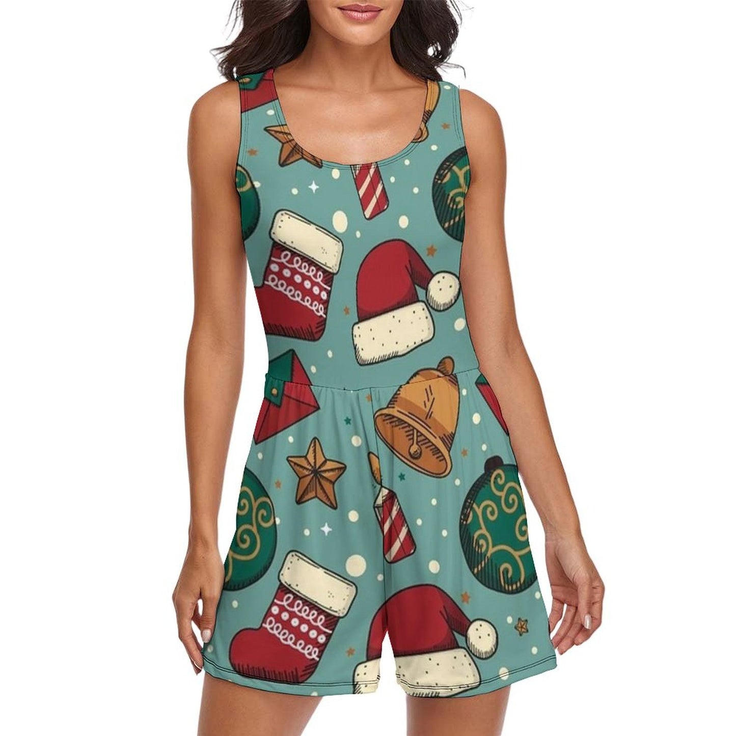 Custom Photo Romper for Women | Personalized Milk Silk Playsuit