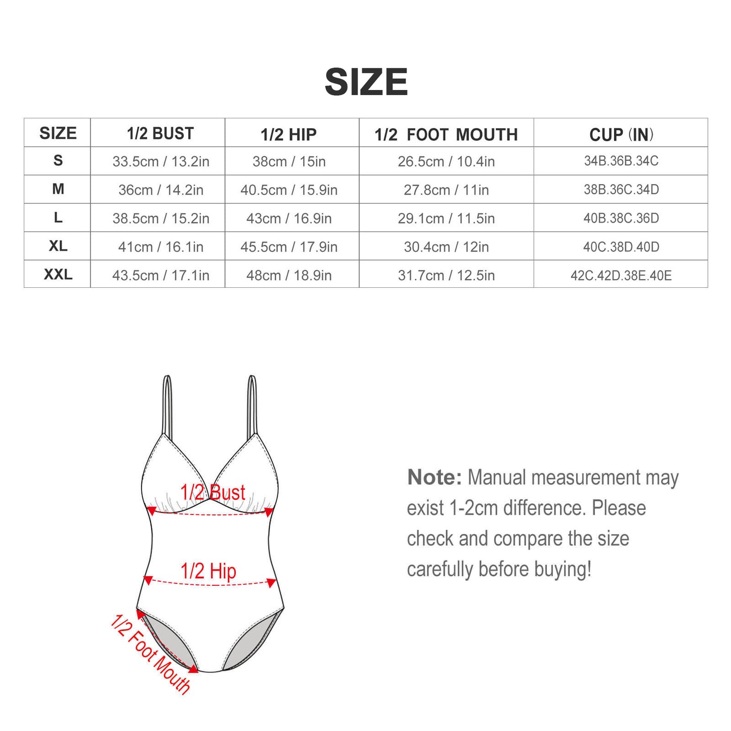 Custom Slimming One-Piece Swimsuit | Secure Fit Monokini for Water Sports