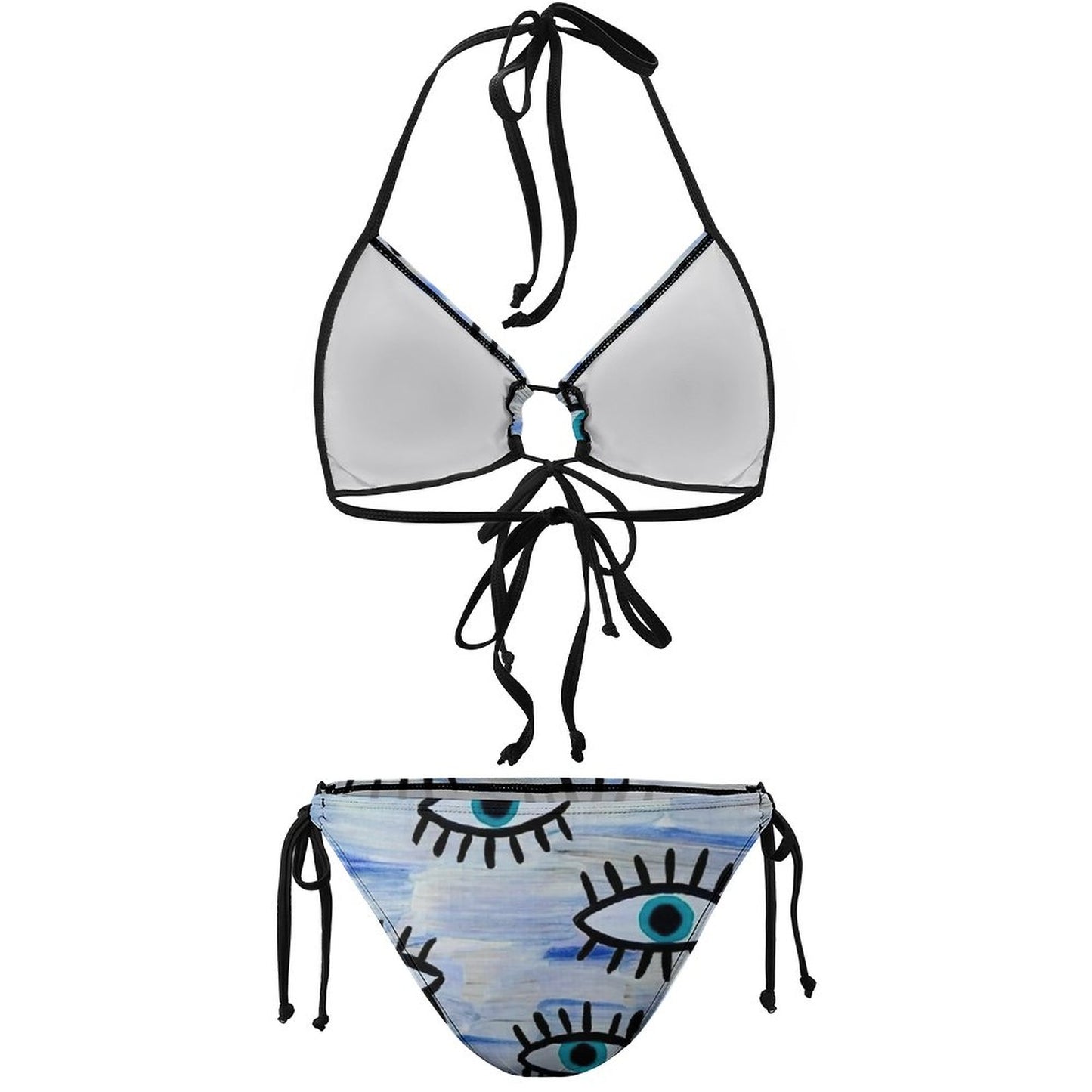 Custom Ruched Tie-Side String Bikini | Adjustable Coverage Set