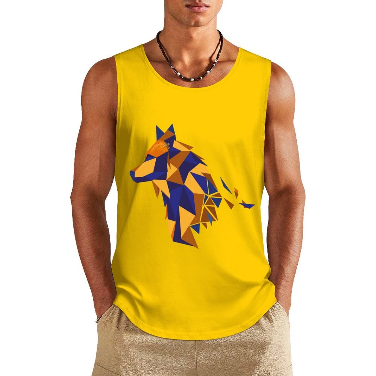 Custom Cotton Vest | Personalized Heat Press Tank Top (Multi-Color)