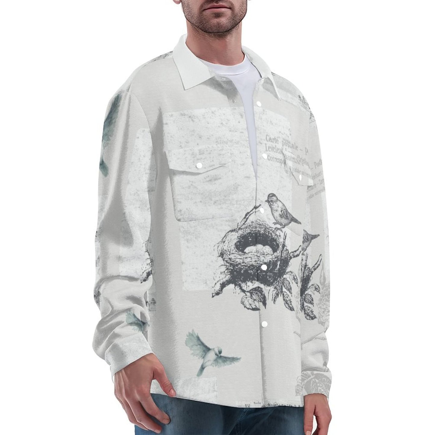 Custom Men's Spliced Jacket | Heavyweight Personalized Outerwear