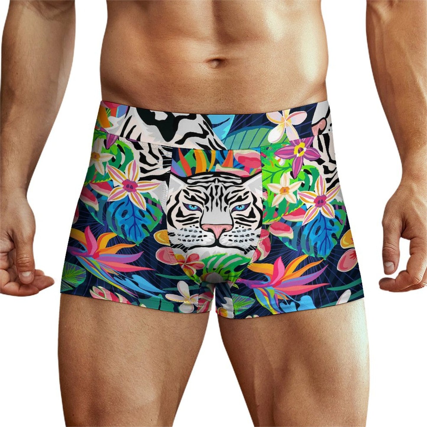 Custom Cotton Boxer Briefs | Personalized Photo Underwear for Men (DTG)