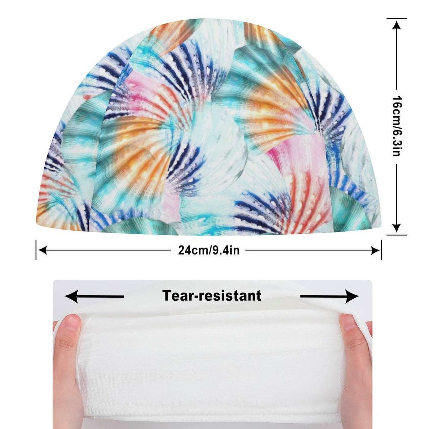Custom Print Swim Cap | Personalized Polyester Spandex Swim Hat