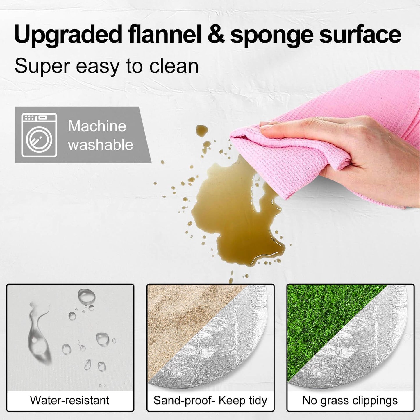 Custom Round Picnic Blanket | Personalized, Padded & Waterproof