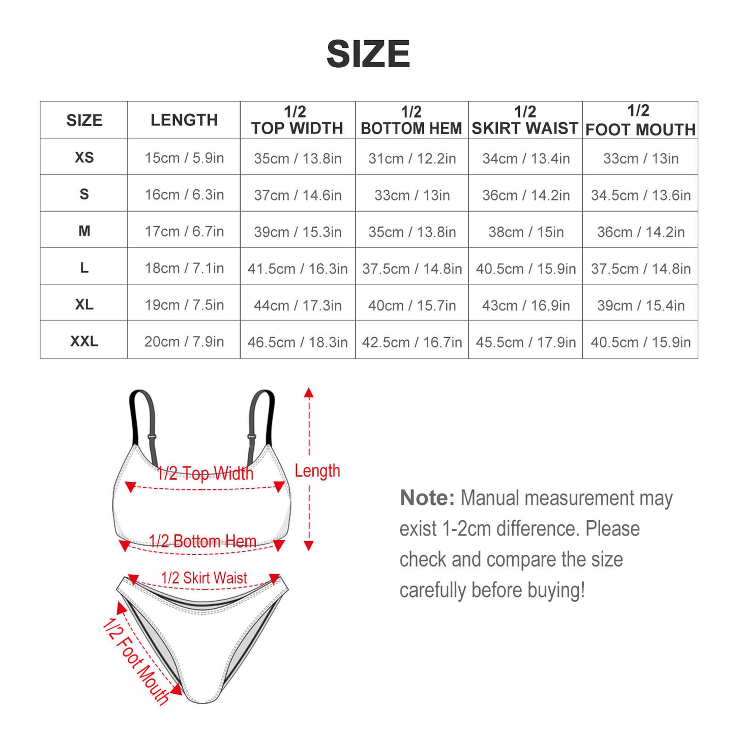 Custom Graphic Bikini Set | Sexy Two-Piece Swimsuit