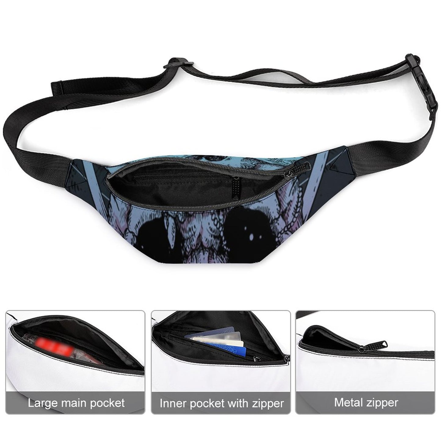Custom Fanny Pack with Adjustable Strap | Breathable Sport Bag