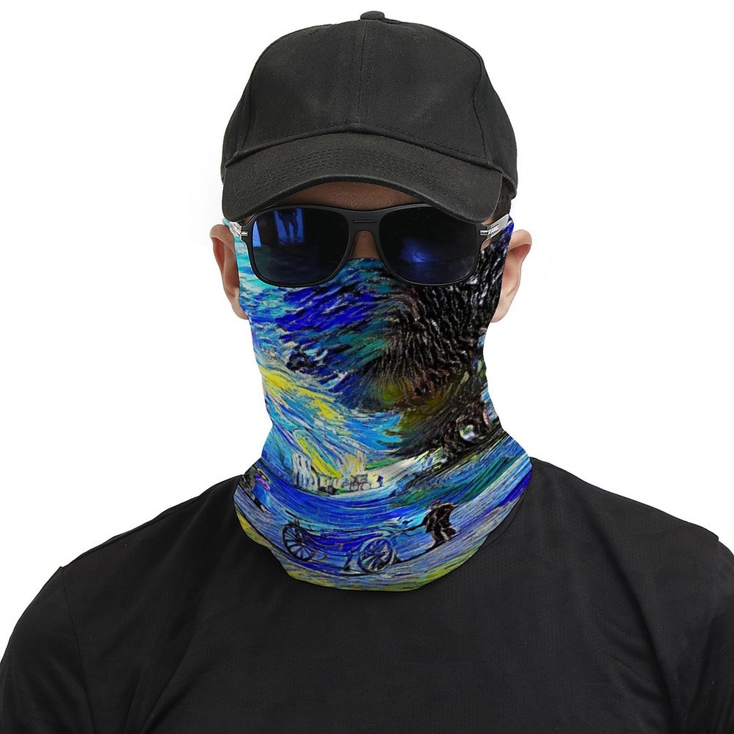 Custom Neck Gaiter with Ear Loops | Personalized UV Face Shield Mask