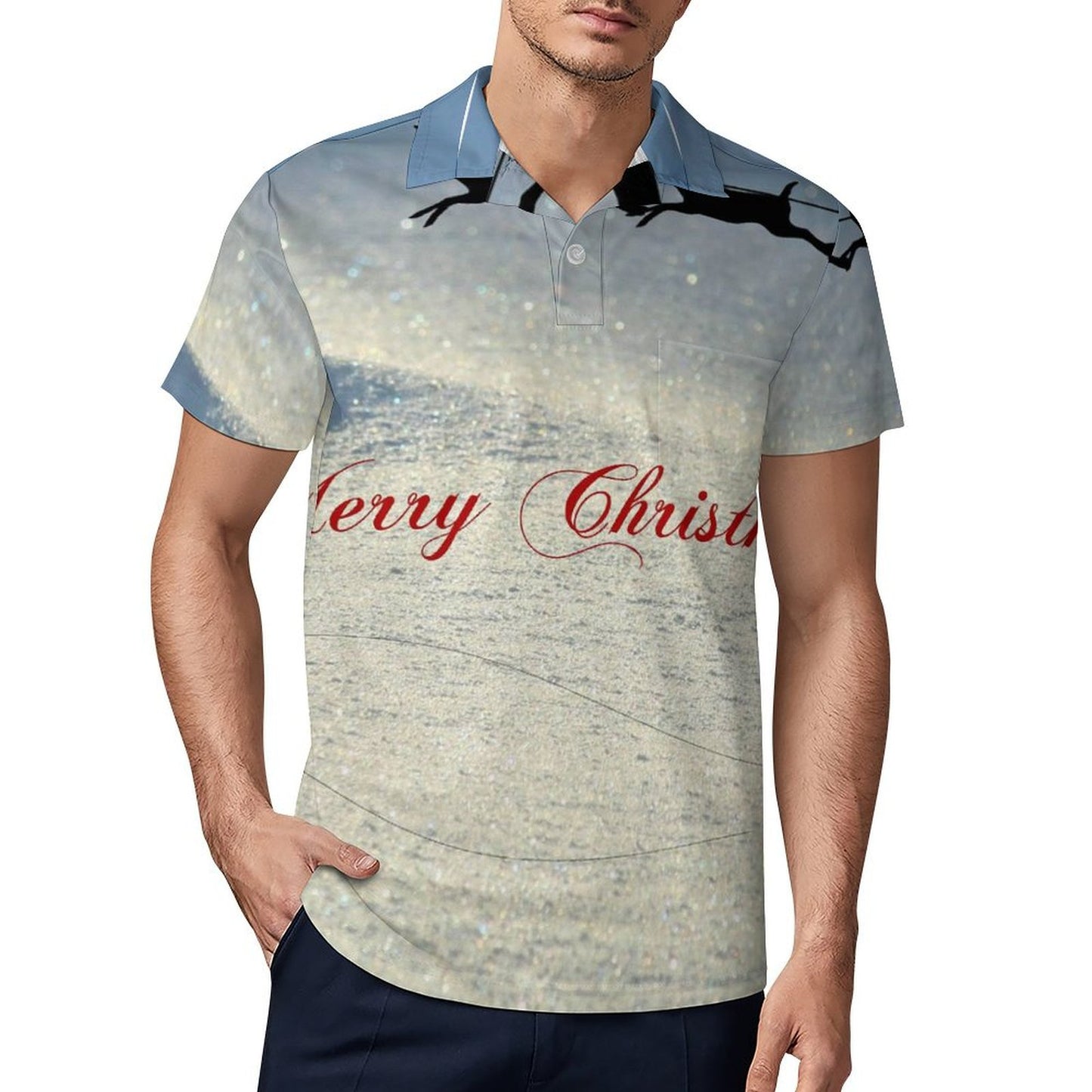 Custom Logo Polo Shirt with Pocket | Performance Milk Silk Fabric