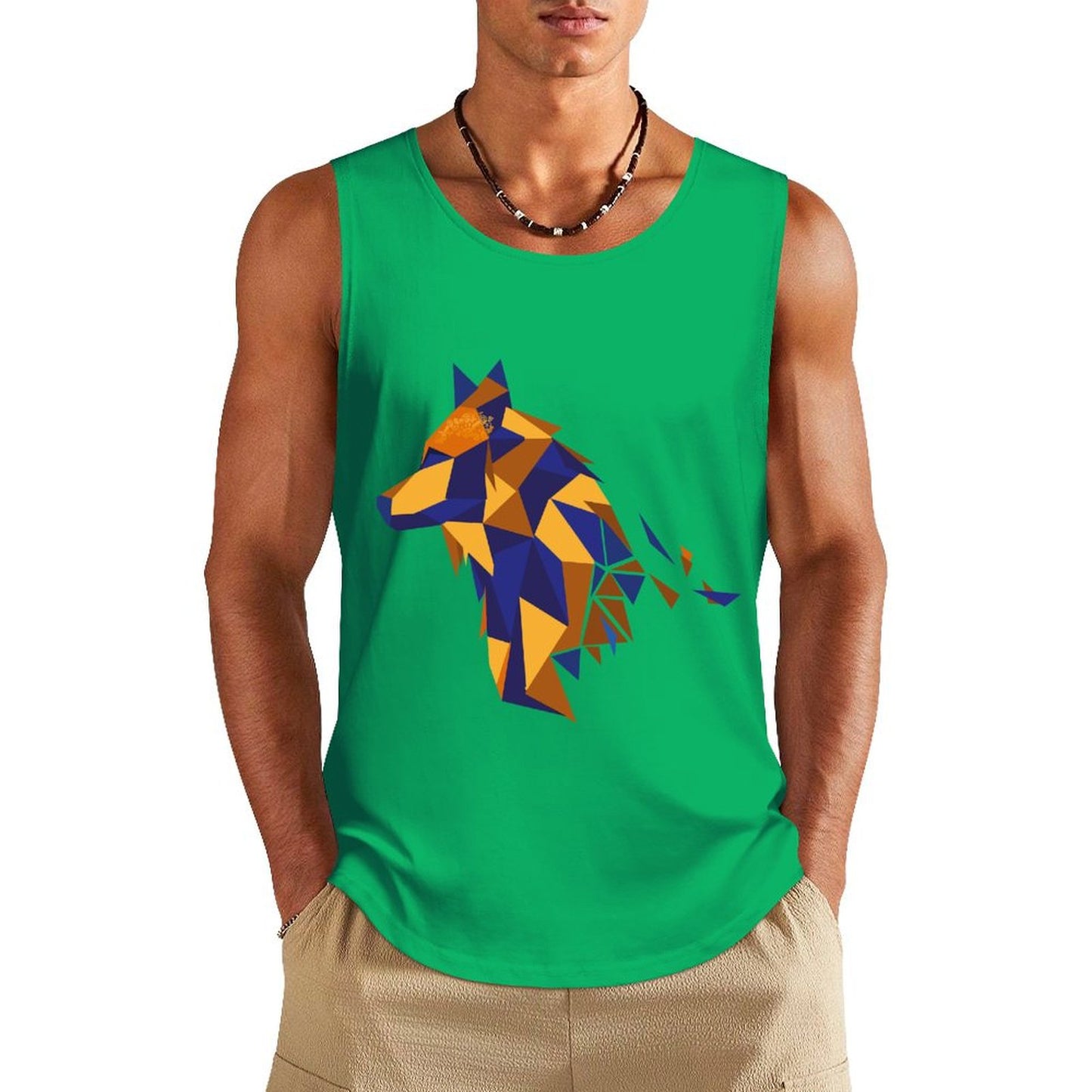 Custom Cotton Vest | Personalized Heat Press Tank Top (Multi-Color)