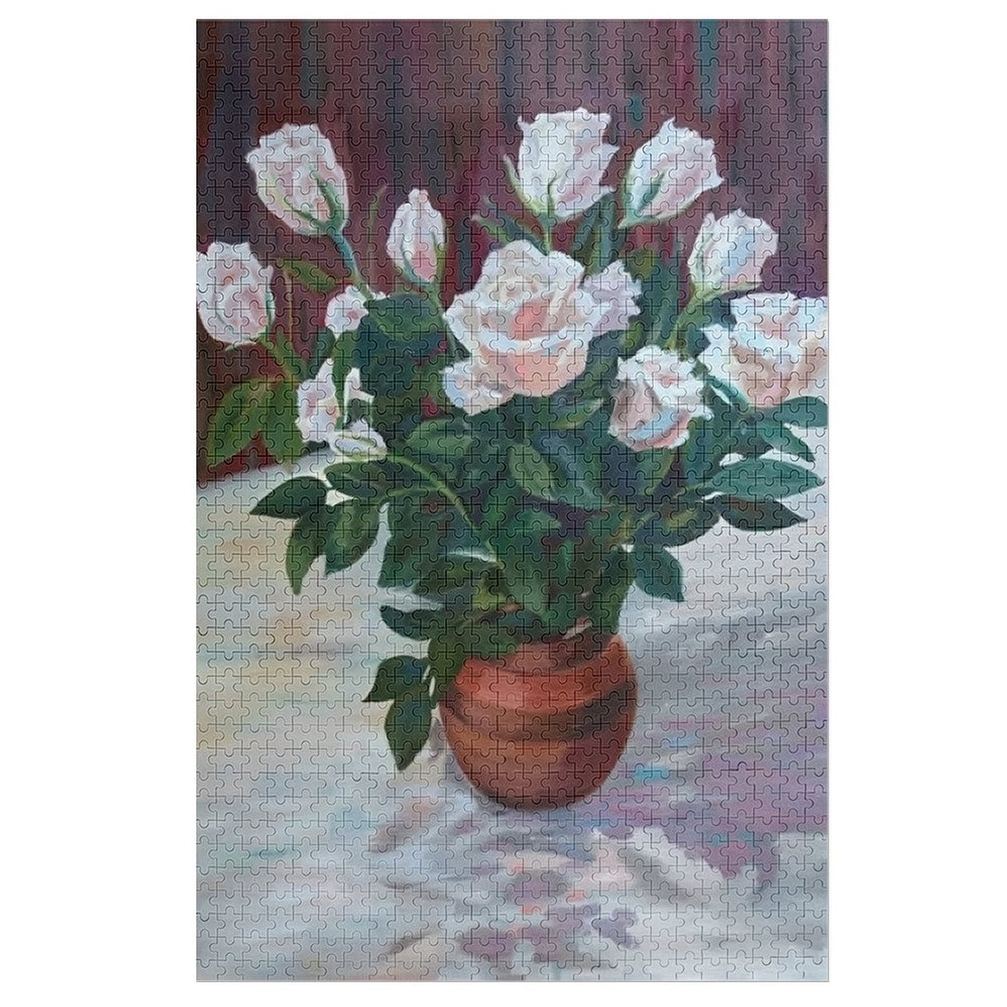 Custom Vertical Wooden Jigsaw Puzzle | Personalised Poplar Wood Gift