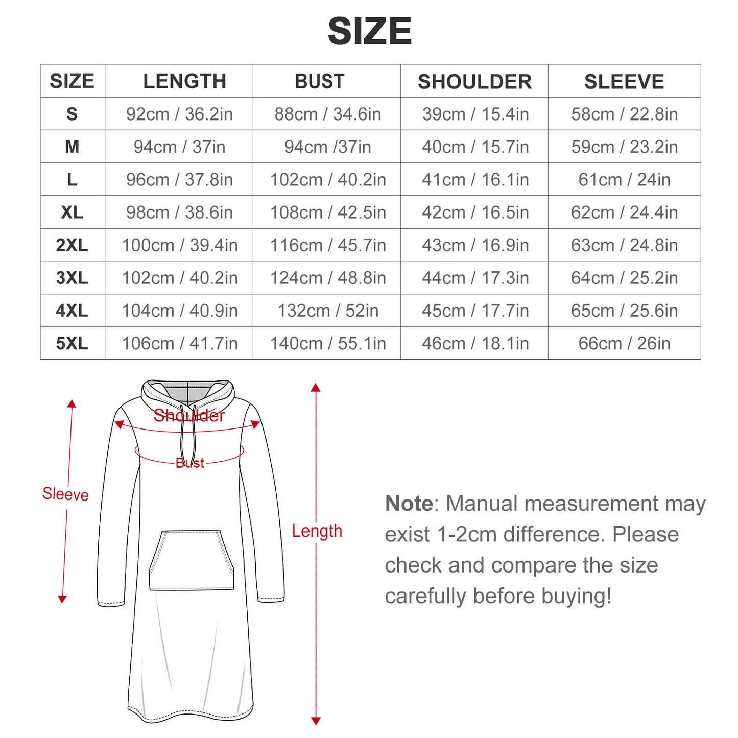 Custom Longline Hoodie Dress | Sweatshirt Tunic with Pockets