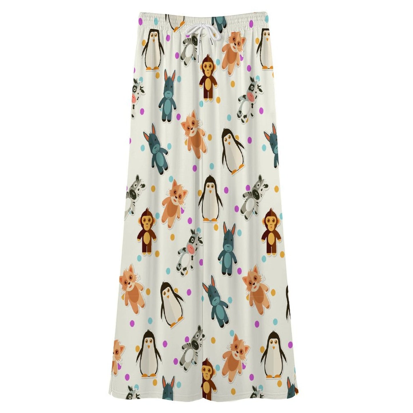 Custom Women's Wide-Leg Pants | Personalized Photo Lounge Trousers