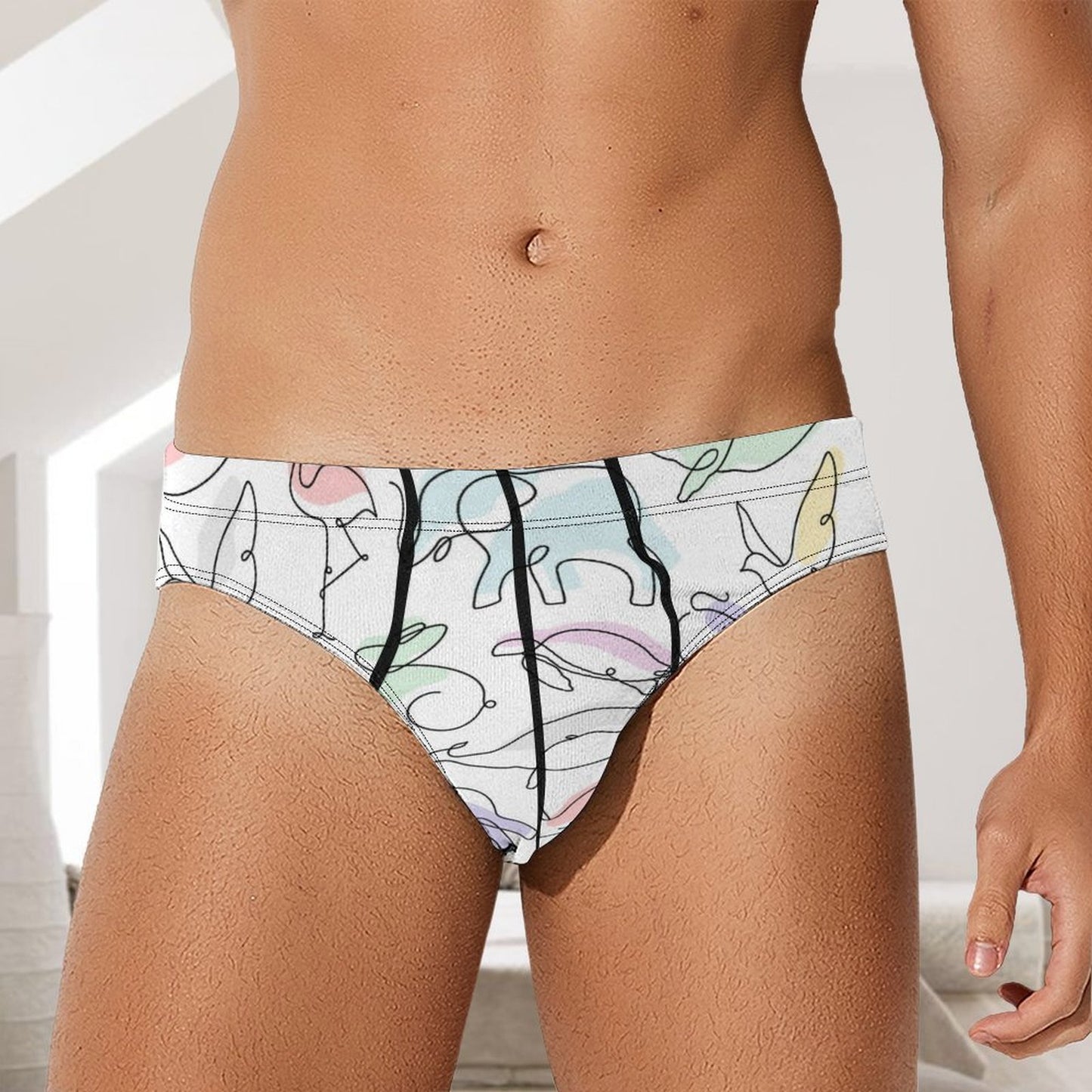 Custom Men's Trunks | Personalized Low-Rise Photo Underwear