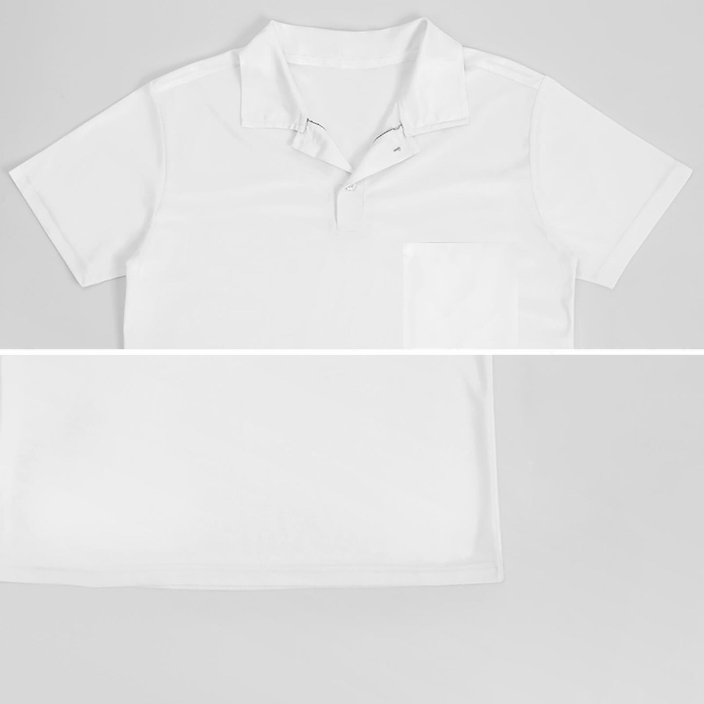 Custom Logo Polo Shirt with Pocket | Performance Milk Silk Fabric