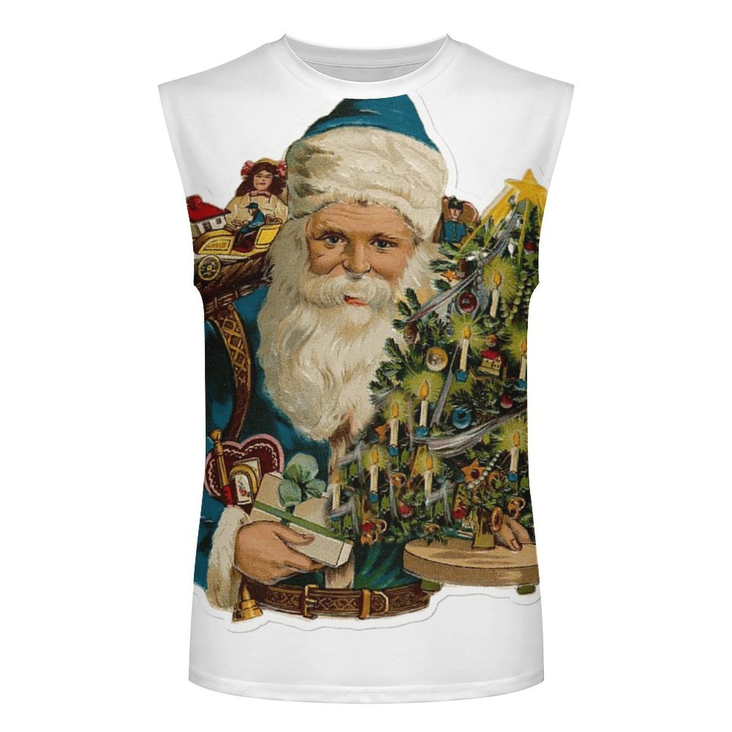 Custom Sleeveless Round Neck T-Shirt | Personalized Photo Tee