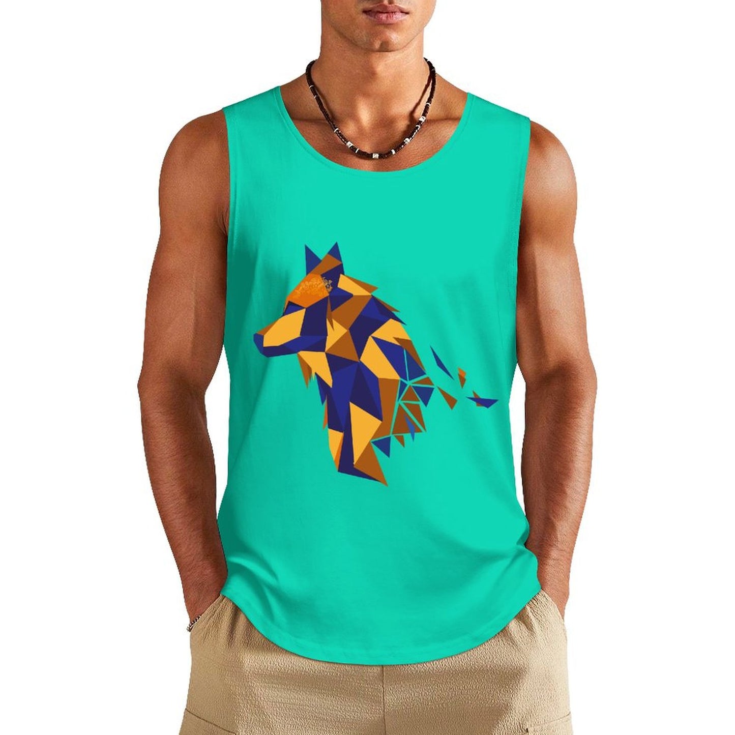 Custom Cotton Vest | Personalized Heat Press Tank Top (Multi-Color)