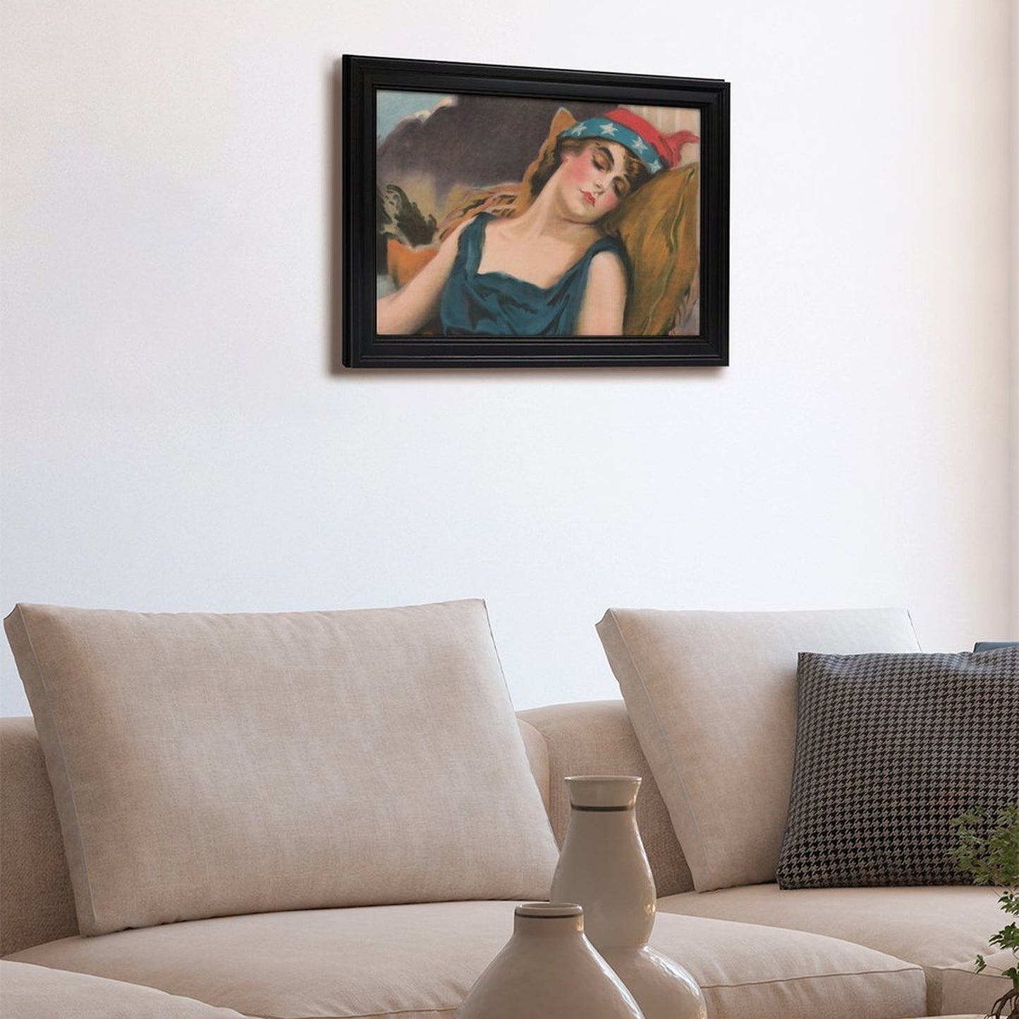 Custom Horizontal Framed Canvas | European-Style Wall Art Print