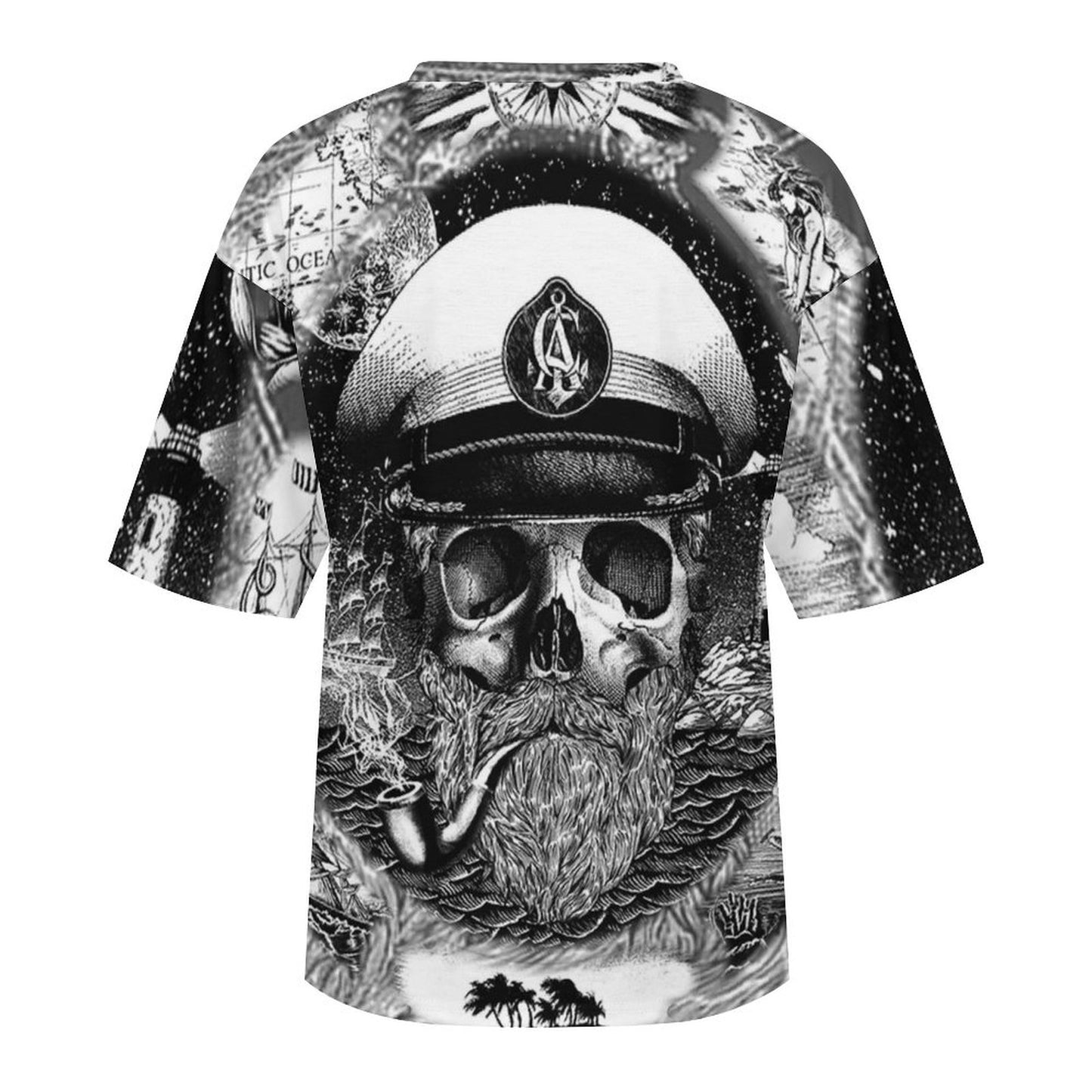 Custom All-Over Print T-Shirt | Personalized Drop Shoulder Cotton Tee