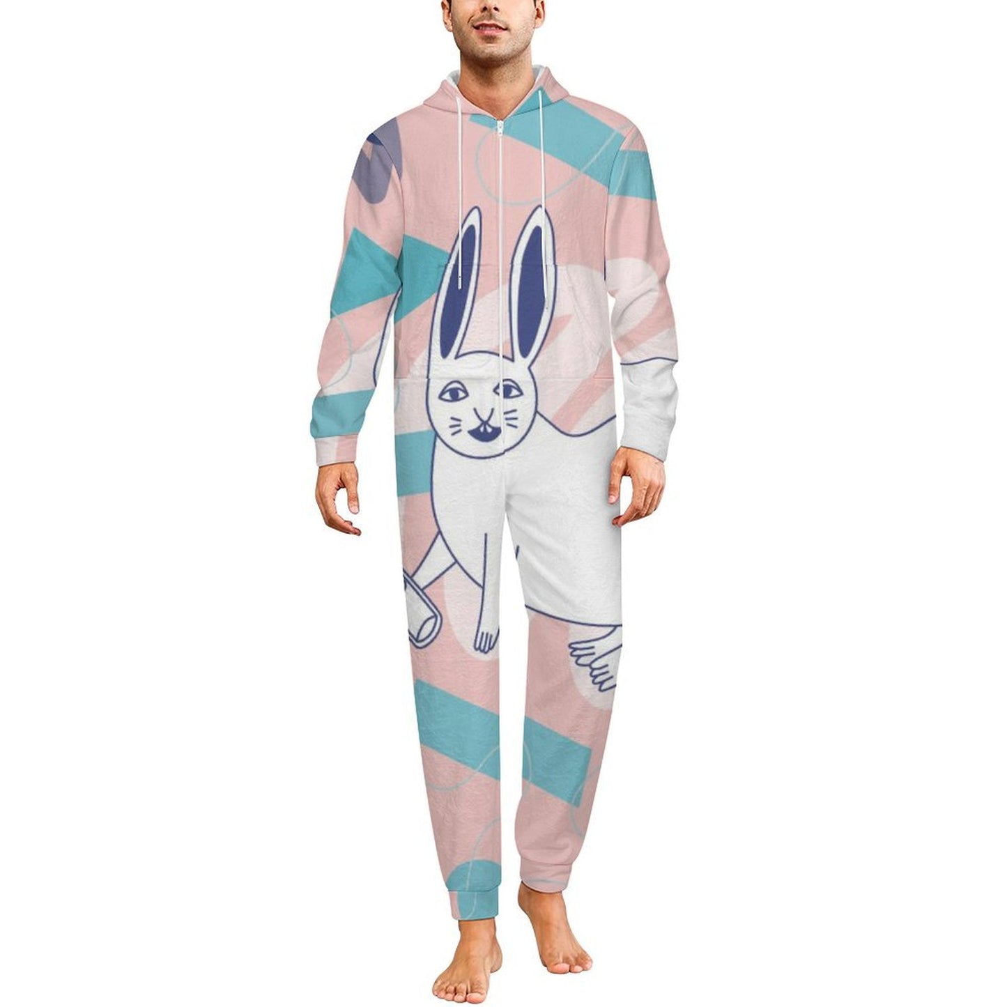 Custom Photo Adult Onesie | Personalized Flannel Plush Pajama Jumpsuit