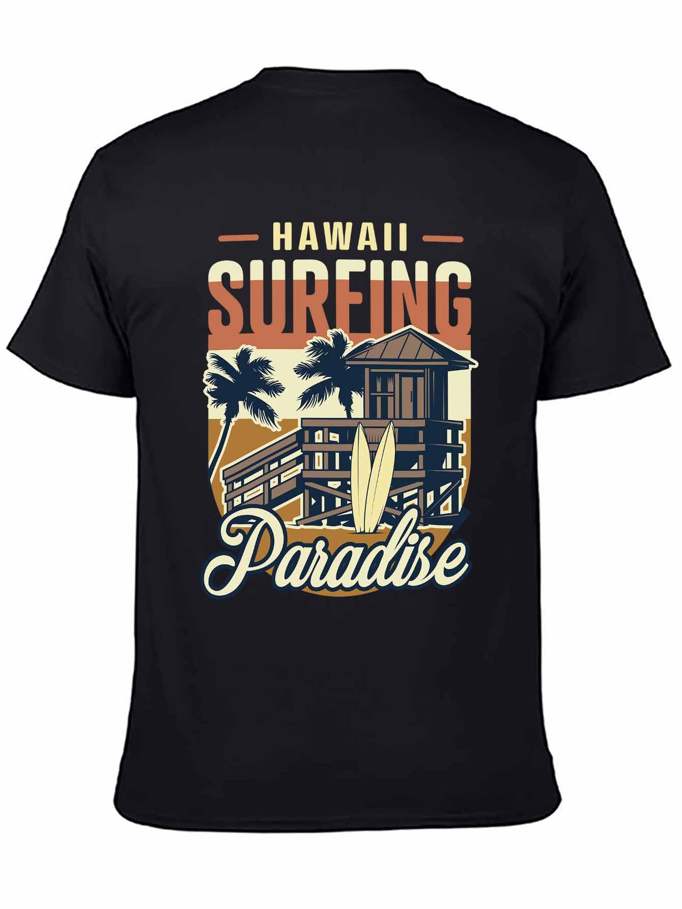 Personalized Custom Double-sided Print Womens / Ladies Cotton short-sleeved T-shirt with Text & Graphic Design