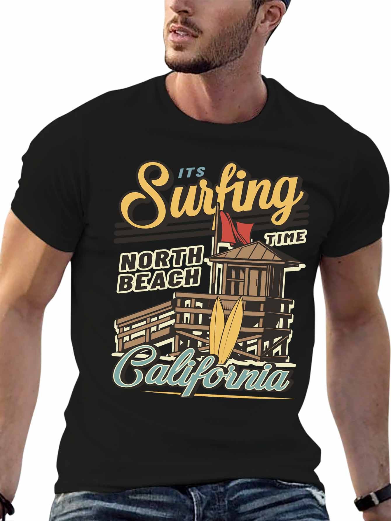Custom Double-sided Print Cotton short-sleeved T-shirt for Mens Design Your Own Shirt Add Text/Image/Logo Personalized Cotton Tee Printed Photo
