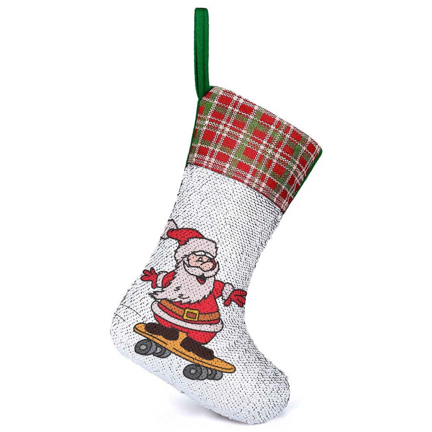 Design a Custom Sequin Christmas Stocking | Reveal Your Photo