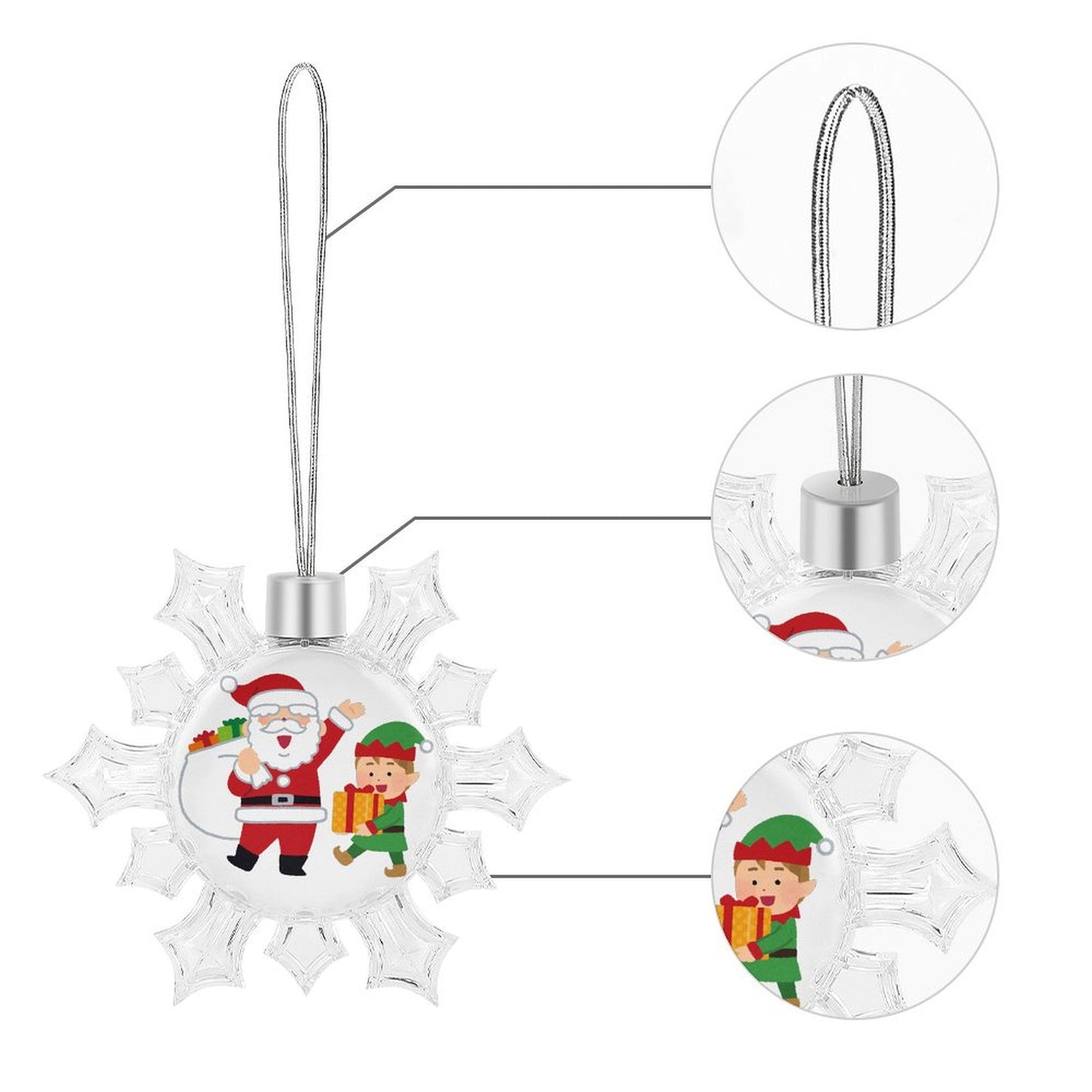 Frame a Photo in a Custom Snowflake Ornament | A Crystalline Keepsake