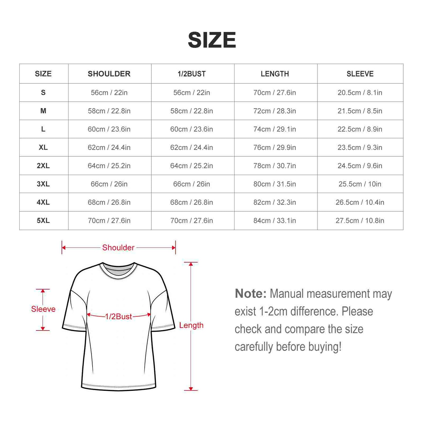 Custom All-Over Print T-Shirt | Personalized Drop Shoulder Cotton Tee
