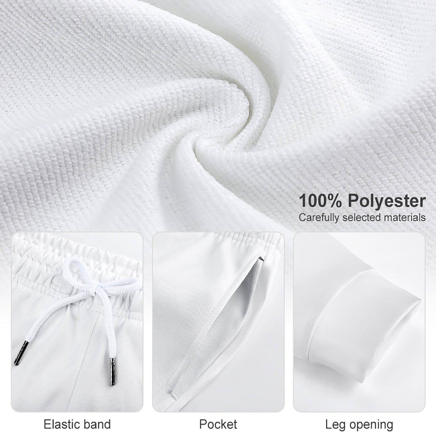 Custom All-Over Print French Terry Joggers | Breathable Streetwear Sweatpants