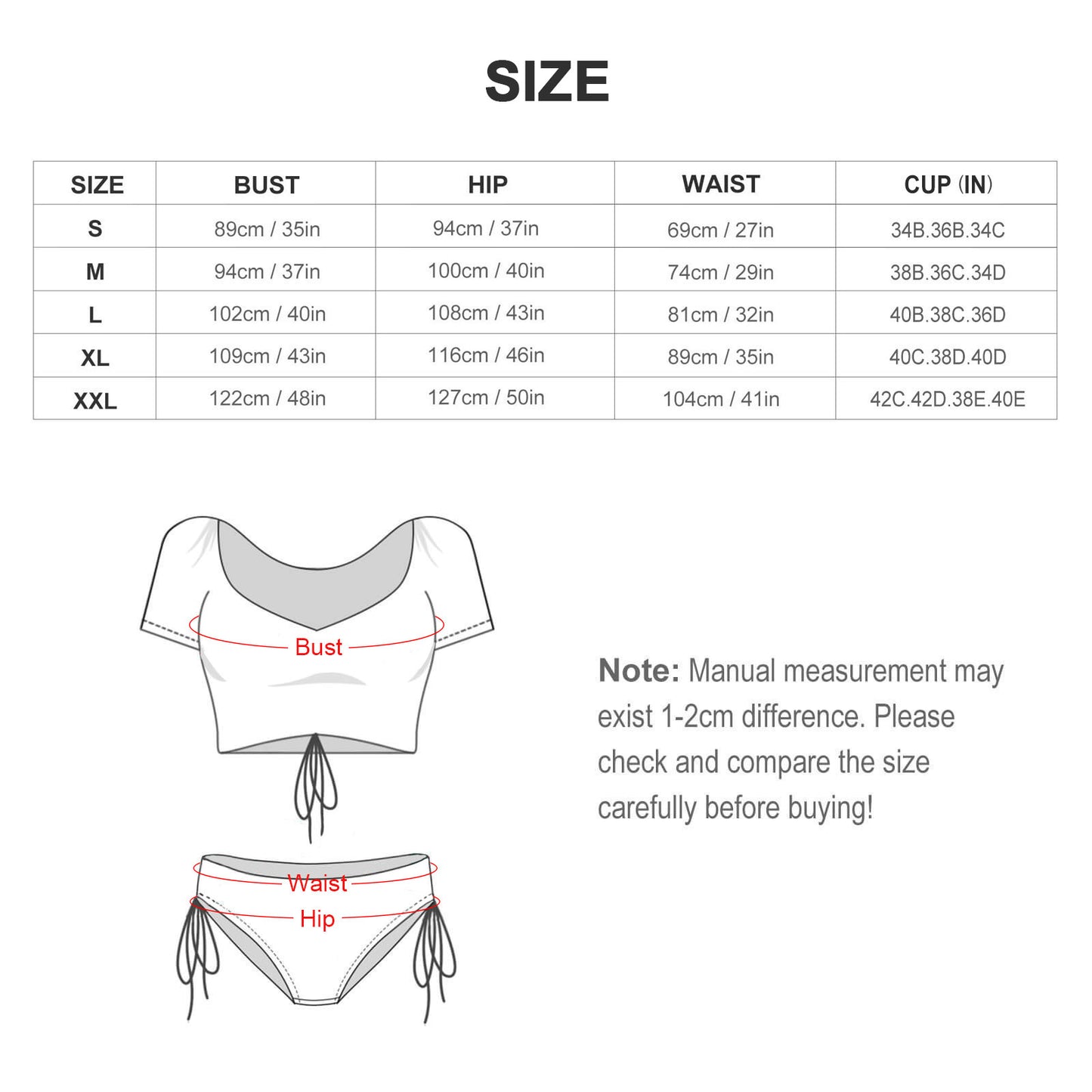 Custom Sleeved Bikini | Personalized Tie-Front Two-Piece with Arm Coverage