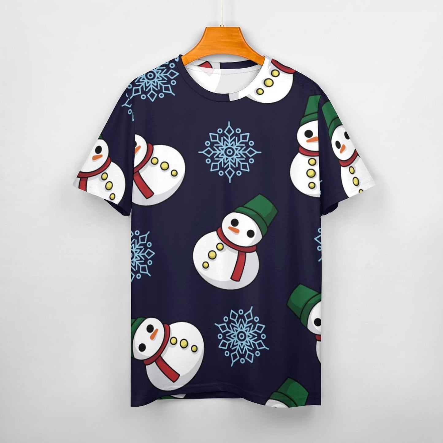 Custom All-Over Print Men's Cotton T-Shirt | Design Your Own Tee