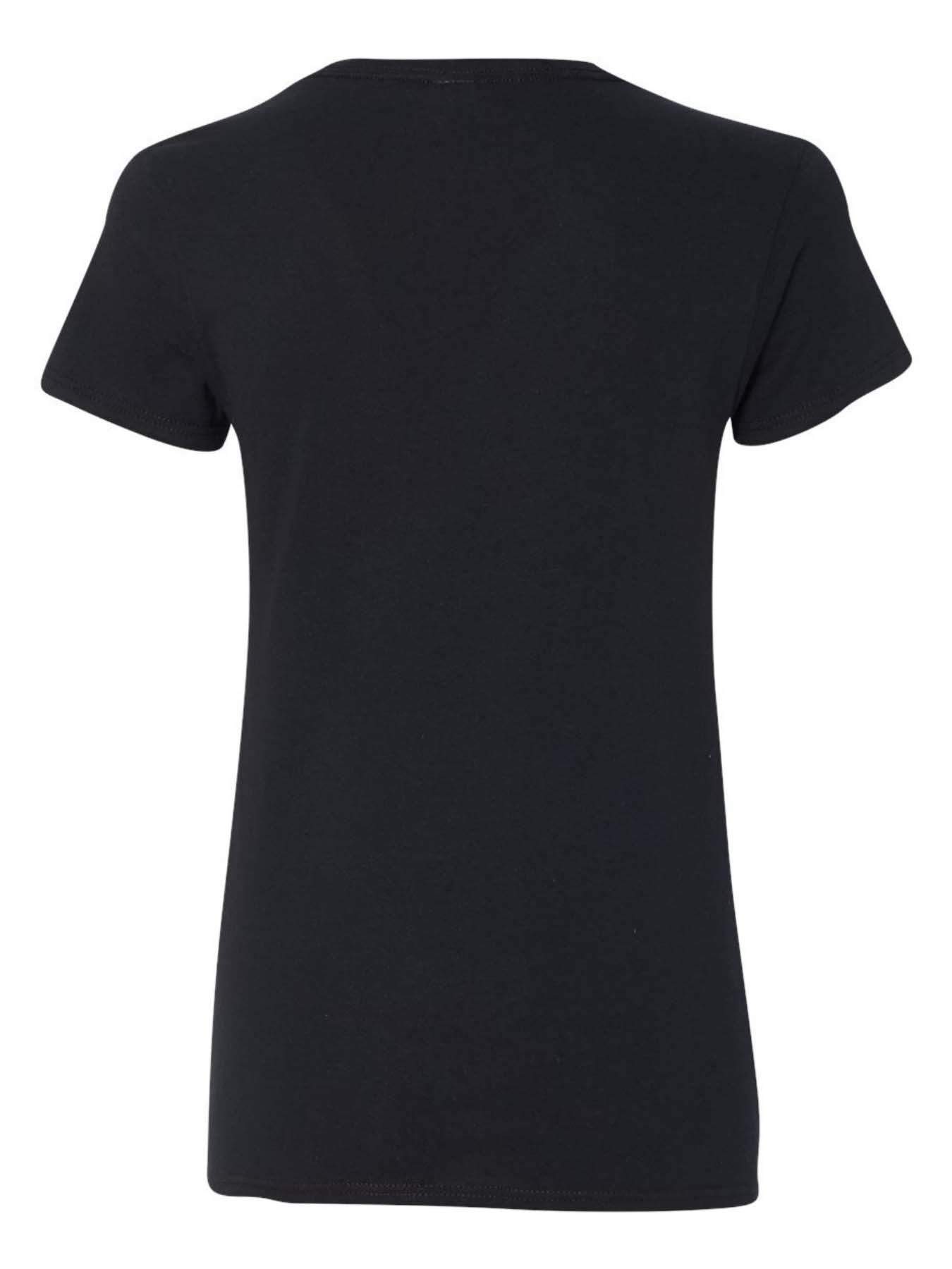 V-Neck Womens / Ladies Add Your Own Text Design Custom Personalized T-Shirt Tee